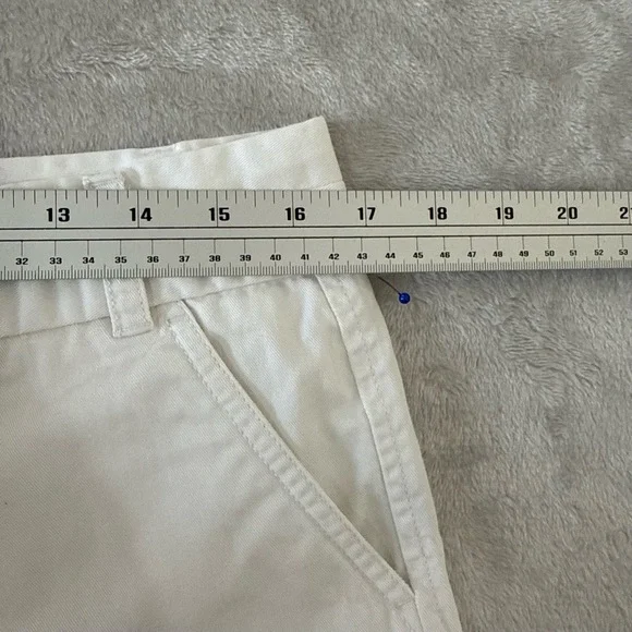 J.Crew Women's Chino Shorts Size 10 White Classic Casual Summer - Picture 3 of 5